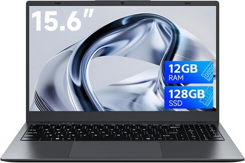 15.6 Inch Laptop for Students and Business, 12GB RAM, 128GB SSD in Kuwait