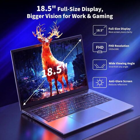 18.5 Inch Laptops, Core i9 CPU (Up to 4.8 GHz), 16GB RAM, 512GB SSD, WiFi-6 in Kuwait