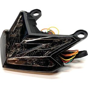 Denny Cycles Smoked LED Tail Light w/Integrated Turn Signals For Kawasaki Z125 ZX-6R Z800