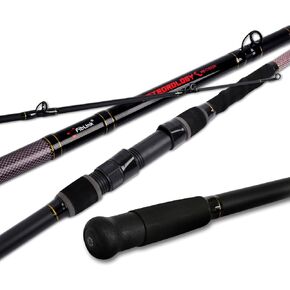 Fiblink Surf Fishing Rod 2 Piece/3 Piece Portable Travel Casting Rod Saltwater Surf Rod (10'12'/15')