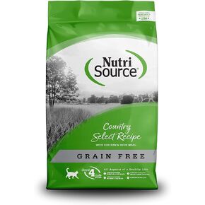 NutriSource Country Select Grain-Free Cat Food, Made with Chicken and Duck, 2.2LB, Dry Cat Food in Kuwait
