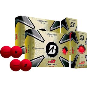 PlayBetter Bridgestone e12 Contact Golf Balls | Multi-Pack Bundle | FLEXATIV Cover Technology & Contact Force Dimple | 46% More Surface Contact
