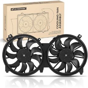 A-Premium Engine Radiator Cooling Fan Assembly Compatible with Select Nissan Models - Maxima 2009-2014, V6 3.5L - Replace# 21481ZY70A, 214819N00A