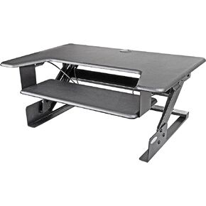 Kantek Sit to Stand Desktop Riser, White (STS900W)
