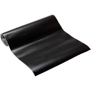 Yuecoom Self-Adhesive Black Vinyl Wrap, 11.8x78.7in Leather Grain Car Interior Wrap Film Finish Protection Sticker
