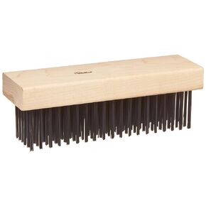 Weiler 44067 0.014" Wire Size, 7-1/4" X 2-1/4" Block Size, 6 X 19 No. Of Rows, Flat Face Fill, Block Type Scratch Brush, Made in the USA