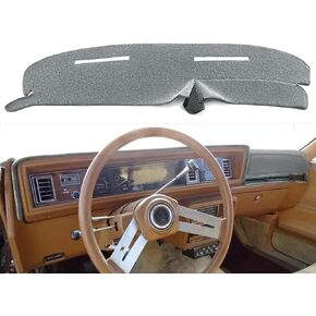 Dash Cover Mat Custom Fit for Olds Oldsmobile Cutlass Calais Supreme Salon 1978-1987, Dashboard Cover Pad Carpet Protector F146 (Dark Gray)