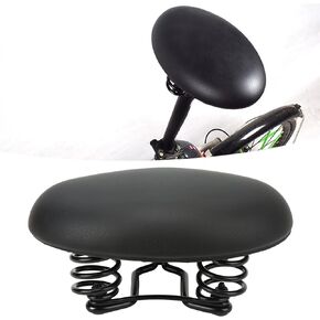 Noseless Bike Saddle, Noseless Bicycle Saddle Mountain Bike Seat Super Soft Shock Absorbing Seat Cushion for Folding Bike