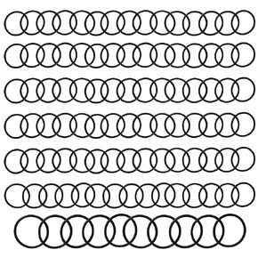 Belt 66100 for Sanitaire Commercial Upright Vacuum SC679 SC684 SC688 SC886 SC887 SC888 SC899, Round Belt for Eureka 52100 52100C, Replace Parts 30563B-100pack