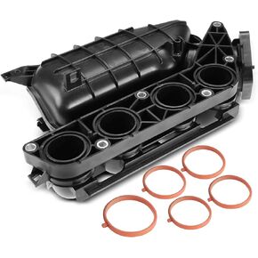 A-Premium Intake Manifold Assembly W/Gasket [DOHC, 4Cyl 2.4L] Compatible with Acura ILX 2013-2015, TSX 2009-2014 & Honda Accord 2008-2012, Civic 2012-2015, CR-V 2012-2014, Crosstour 2012-2015