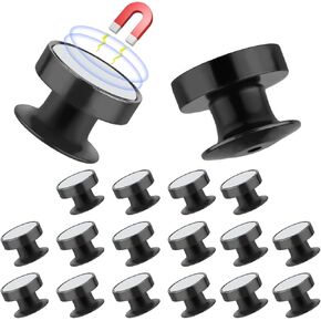 18 قطعة من الدبابيس المغناطيسية لدبابيس المينا، ومحولات الدبابيس إلى الثلاجة، ودبابيس معدنية للثلاجة، ومحول بروش مغناطيسي (فضي) in Kuwait