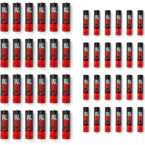 48 AA and AAA Combo Pack High Performance Alkaline Batteries, 24 Each Double A and Triple A Batteries, Ultra Long Lasting Leak-Proof Variety Assortment