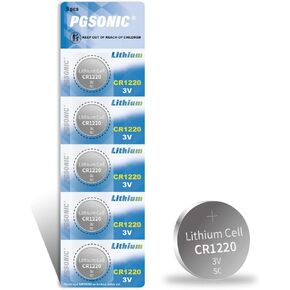 CR1220 3V Lithium Battery (5pcs)