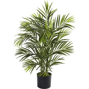 Nearly Natural 8ft. UV Resistant Artificial Areca Palm Tree (Indoor/Outdoor)