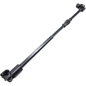 Powerworks 52007017 Intermediate Steering Shaft Assembly w/Coupler Rag Universal U-Joint(s) Fit for 1987-1995 Jeep Wrangler w/Power Steering (Upgraded Design Extends Up To 11.5" For Lifted Jeeps)