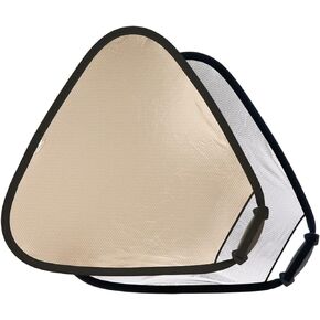 Lastolite LL LR3531 18-Inch Mini TriGrip Reflector (Silver/White)