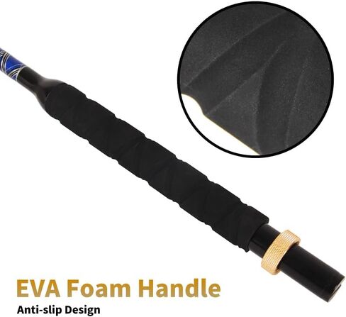 Topline Tackle 2-Piece Straight/Bent Butt Trolling Fishing Rod for Saltwater, Offshore Heavy Duty Rod, Conventional Boat Fishing Pole with Swivel Tip in Saudi Arabia