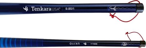 Tenkara USA Fly Fishing Ukiyo™ Rod with Case, Super Compact All-Around for Small & Medium Fish - Ultra-Portable, Carbon Fiber, Lightweight (9ft10in - 300cm) in Saudi Arabia