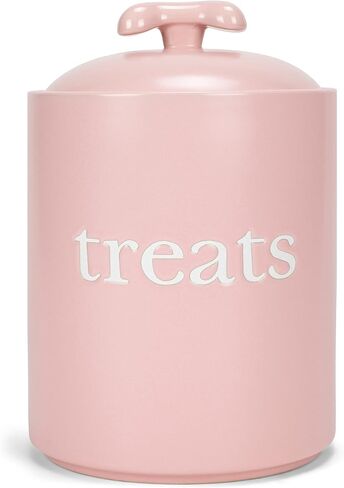 Nat & Jules Treats Navy Blue 8 x 6 Ceramic Pet Treats Canister in Saudi Arabia