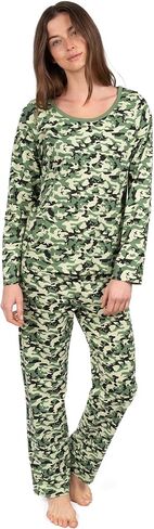 Leveret Womens Pajamas 2 Piece 100% Cotton Classy Fit Pjs Variety of Styles (Size X-Small-X-Large) in Saudi Arabia