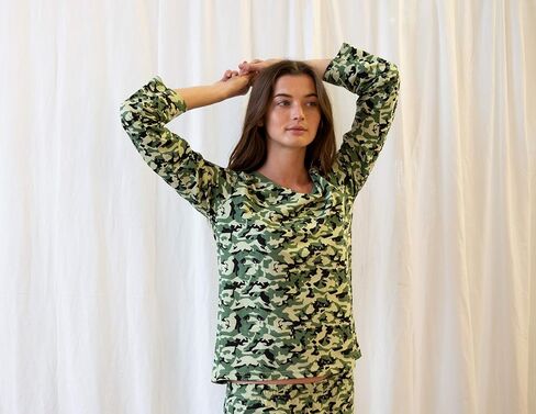 Leveret Womens Pajamas 2 Piece 100% Cotton Classy Fit Pjs Variety of Styles (Size X-Small-X-Large) in Saudi Arabia