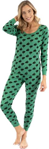 Leveret Womens Pajamas 2 Piece 100% Cotton Classy Fit Pjs Variety of Styles (Size X-Small-X-Large) in Saudi Arabia