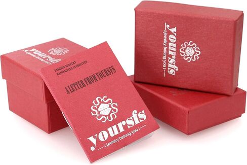 Yoursfs أقراط بمشبك للنساء 18 قيراط مطلية بالذهب الأبيض مينا طويلة قطرة متدلية أقراط هندسية غير مثقوبة in Saudi Arabia