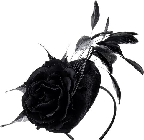 BABEYOND Fascinator Hat for Women Tea Party Derby Hat Pillbox Hat Hair Clip Wedding Bridal Fascinator in Kuwait