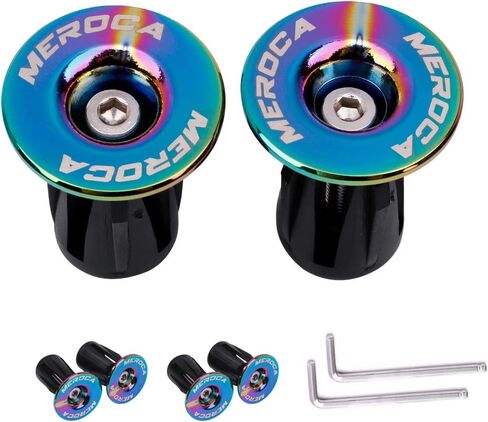 4psc Bar End Plugs Road Bike Mountain Bike, Handlebar Plugs Cycling Colorful Aluminum Bike Handlebar End Caps for Most Bicycle, MTB, BMX, Fixie in Saudi Arabia