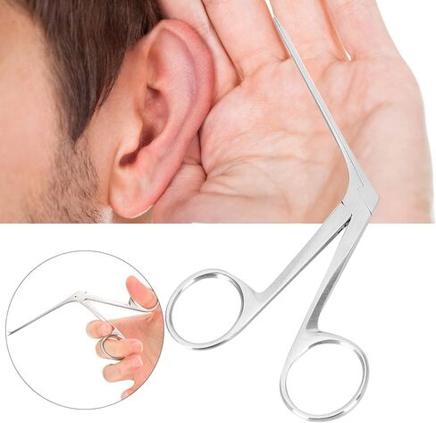 ملاقط الأنف المصنوعة من الفولاذ المقاوم للصدأ لتنظيف الأذن، ملقط الأذن، أداة إزالة شمع الأذن، تنظيف الأذن لعلاج الأذن، ملقط الأذن ذو طيات، منظف الأذن لتنظيف الأذن، علاج الأذن، الأذن in Kuwait