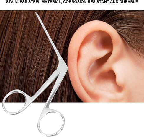 ملاقط الأنف المصنوعة من الفولاذ المقاوم للصدأ لتنظيف الأذن، ملقط الأذن، أداة إزالة شمع الأذن، تنظيف الأذن لعلاج الأذن، ملقط الأذن ذو طيات، منظف الأذن لتنظيف الأذن، علاج الأذن، الأذن in Kuwait