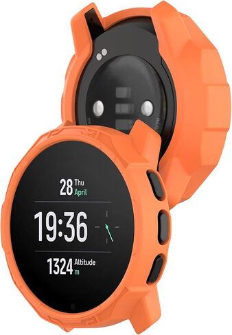 Protective Case Compatible for SUUNTO 9 Peak/Peak Pro Case Cover Bumper Shell TPU Anti-Scratch Frame for SUUNTO 9 Peak/Peak Pro Smart Watch Accessories Coverage Protector (4 Pack) in Saudi Arabia