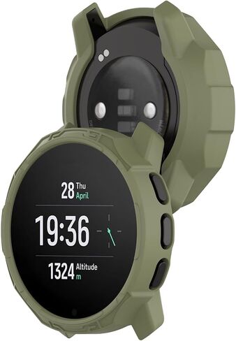 Protective Case Compatible for SUUNTO 9 Peak/Peak Pro Case Cover Bumper Shell TPU Anti-Scratch Frame for SUUNTO 9 Peak/Peak Pro Smart Watch Accessories Coverage Protector (4 Pack) in Saudi Arabia