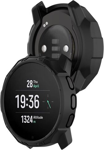 Protective Case Compatible for SUUNTO 9 Peak/Peak Pro Case Cover Bumper Shell TPU Anti-Scratch Frame for SUUNTO 9 Peak/Peak Pro Smart Watch Accessories Coverage Protector (4 Pack) in Saudi Arabia
