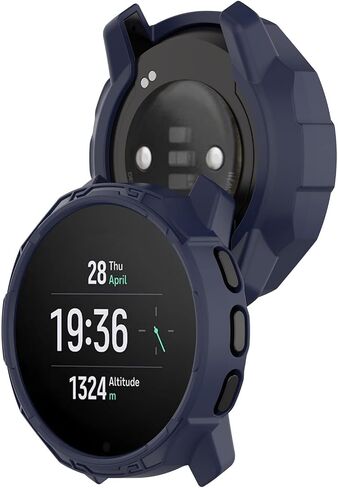 Protective Case Compatible for SUUNTO 9 Peak/Peak Pro Case Cover Bumper Shell TPU Anti-Scratch Frame for SUUNTO 9 Peak/Peak Pro Smart Watch Accessories Coverage Protector (4 Pack) in Saudi Arabia