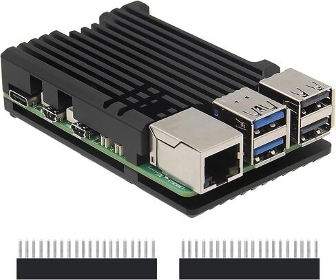 Geekworm Aluminum Passive Cooling Armor Heatsink Case for Raspberry Pi 5 Computer in Saudi Arabia