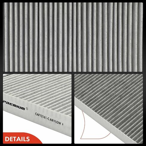 A-Premium Cabin Air Filter w/Activated Carbon Compatible with Kia Models - Sorento 2016 2017 2018 2019 2020, Replace# MCF12161, 230207 in Saudi Arabia