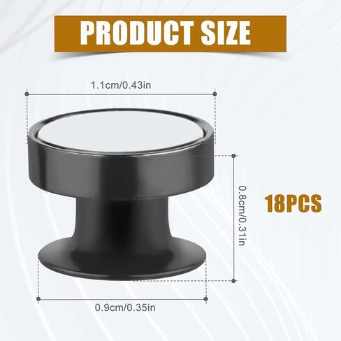 18 قطعة من الدبابيس المغناطيسية لدبابيس المينا، ومحولات الدبابيس إلى الثلاجة، ودبابيس معدنية للثلاجة، ومحول بروش مغناطيسي (فضي) in Kuwait