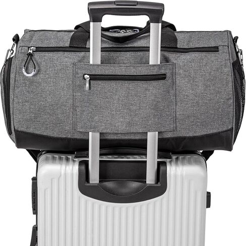 حقيبة Kuston Sports Gym مع حجرة للأحذية، وحقيبة بعجلات وجيب مبلل، وحقيبة رياضية من القماش الخشن طوال الليل in Kuwait