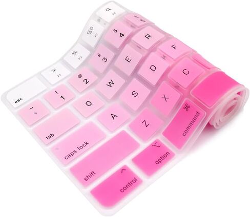 Silicone Keyboard Cover for Magic Keyboard with Touch ID and Numeric Keypad Model A2520 2023 2022 Sudio and for iMac 24 inch M1 chip 2022 2021 Anti-Dust Keyboard Skin Protector (Black) in Saudi Arabia