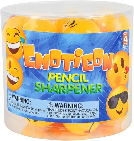 Emoticon Sharpeners (24 Per Order) in Saudi Arabia