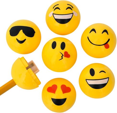 Emoticon Sharpeners (24 Per Order) in Saudi Arabia