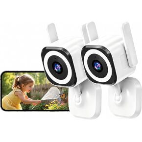 2K Indoor Outdoor Security Cameras for Home Security, Baby Monitor, 2Pack in Kuwait