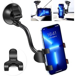 ivoler Car Phone Mount Windshield, Long Arm Clamp Universal Windshield in Kuwait