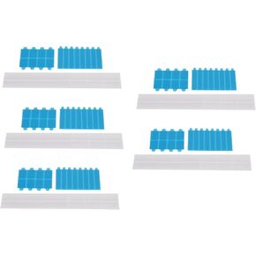 CHICIRIS Privacy Screen Adhesive Strips, Plastic Slide Mount Tabs with Cleaning Cloth for Computer Monitor Laptop Privacy Filter Replacement Kit in Kuwait