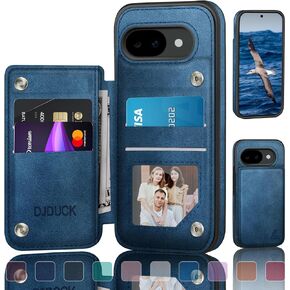 DJDUCK Designed for Google Pixel 10A Case Wallet with Card Holder, [Magnetic Clasp Cover] [RFID Blocking Leather Protection] Shockproof Women Men Cases for Pixel 10A Light Brown in Saudi Arabia