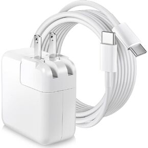 MacBook Pro Charger,96W MacBook Air Charger Fast Charging USB C Laptop Power Adapter,10FT Quick USB C Charging Cord for Mac Book Pro 16/15/14/13inch 2024/2023/2022/2021/2020/2019/M1 M2 M3 Mac Book Air in Saudi Arabia