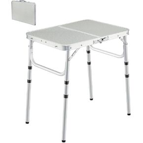 REDCAMP Small Folding Camping Table 2ft, 3 Adjustable Height in Saudi Arabia