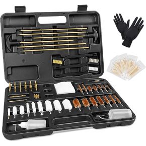 klola Gun Cleaning Kit, Rifle Pistol Shotgun Handgun Cleaning Kit with Case, Universal Gun Cleaning Kit Gun Accessories Brushes for All Caliber Guns in Kuwait
