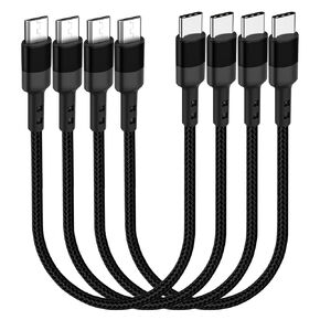 Short USB C to USB C Cable 1FT, 3 Packs, 60W PD Fast Charging in Saudi Arabia